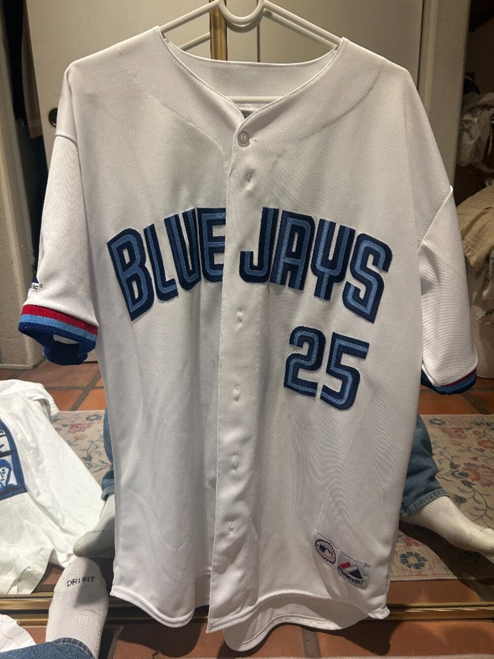 SIZE XL 2000s Vintage Carlos Delgado Toronto Blue Jays Jersey